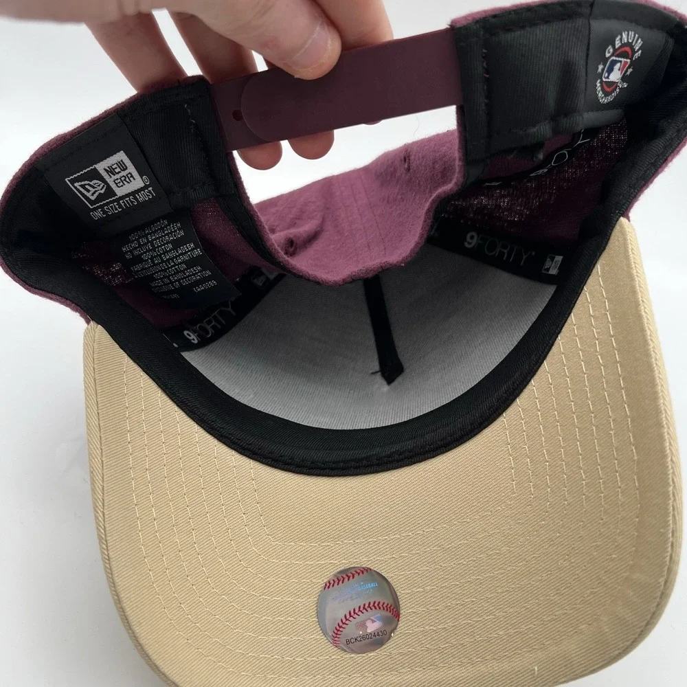 New Era Houston Astros Moleskin 2‎ Tone A-Frame 9Forty Adjustable Snapback Hat